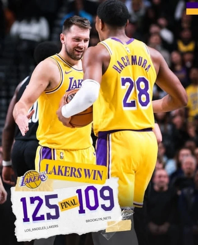 Lakers Kalahkan Brooklyn Nets 125-109 di Barclays Center, Rabu (4/2/2026). dok/lakers