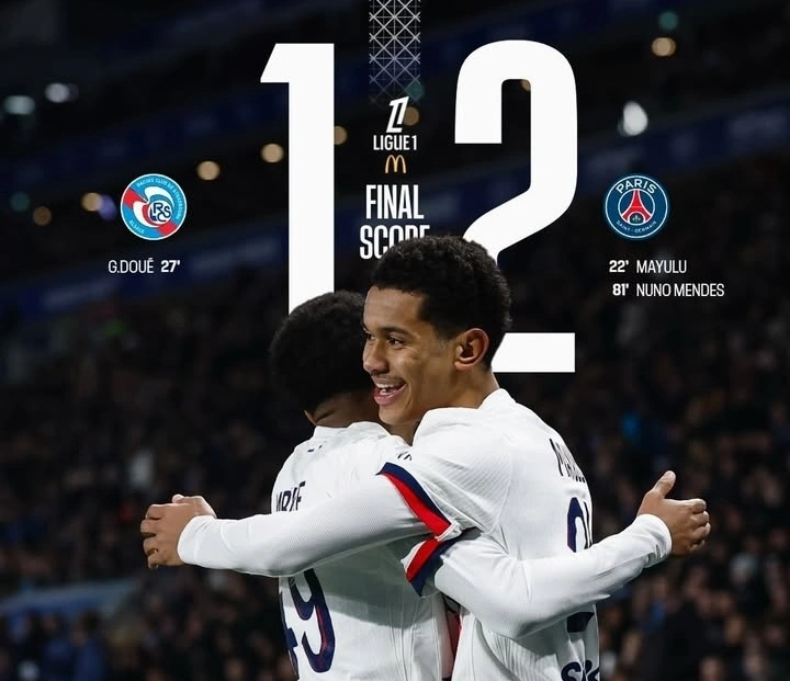 Hasil Pertandingan PSG Menang 2-1 atas Strasbourg. dok/psg