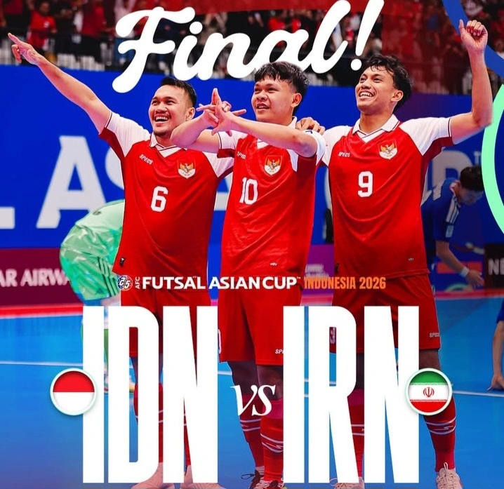 Final AFC Futsal Asian Cup 2026 antara Timnas Futsal Indonesia vs Iran yang akan digelar pada 7 Februari 2026 di Indonesia Arena, Jakarta. dok/timnasfutsal