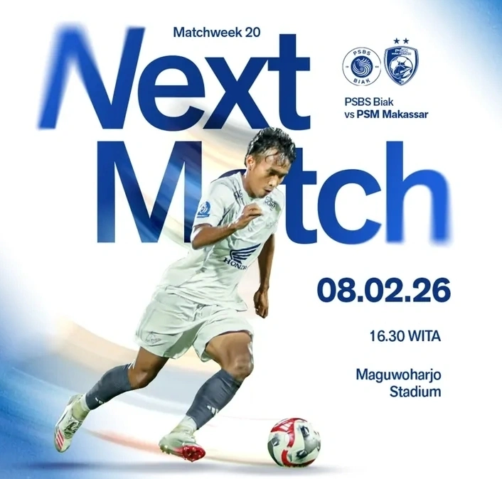 PSBS Biak vs PSM Makassar: Terpuruk di Peringkat 13, Juku Eja Andalkan Dua Pemain Asing Baru