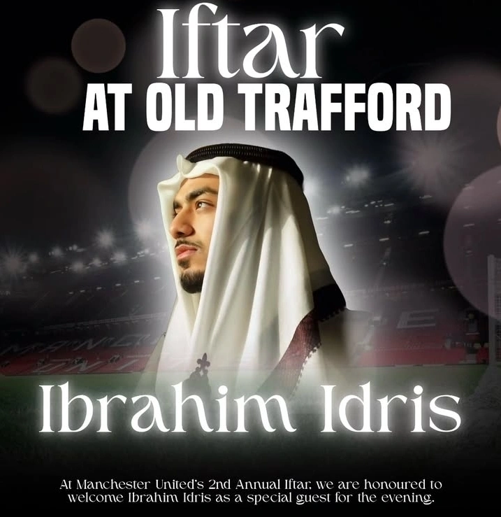 Komunitas Muslim Manchester United (MUMSC) menggelar iftar bersama pada bulan suci Ramadan di Stadion Old Trafford