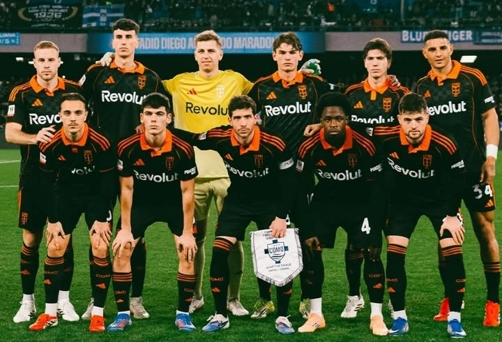 Starting line up Como vs Napoli yang mengantarkan sejarah. dok/como