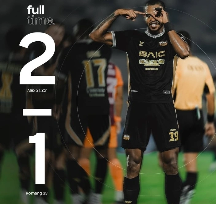 Dewa United sukses mengalahkan Borneo FC dengan skor 2-1 lanjutan BRI liga 1. dok/dewaunited