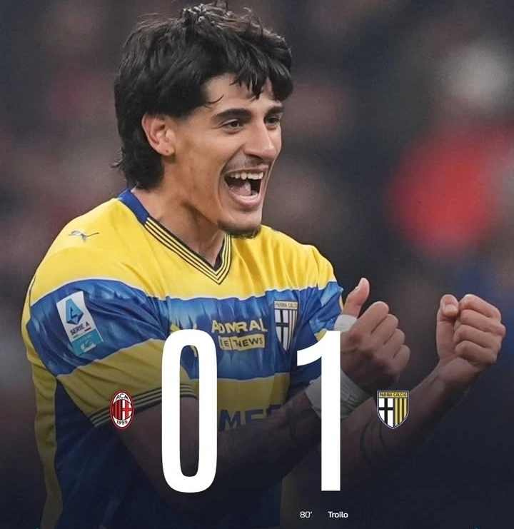AC Milan takluk 0-1 dari Parma dalam lanjutan Serie A di San Siro. dok/seriea