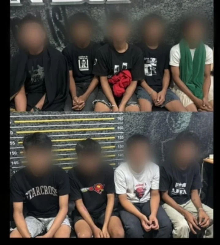 Sembilan remaja yang ditahan Polres Palopo