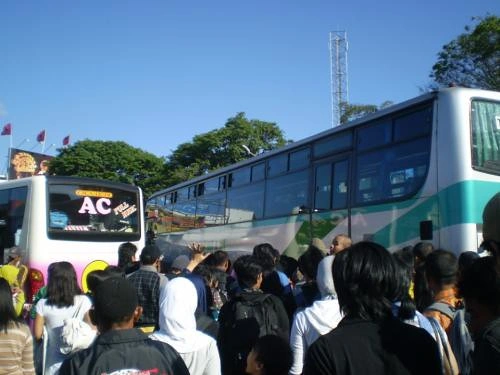 Suasana mudik.
