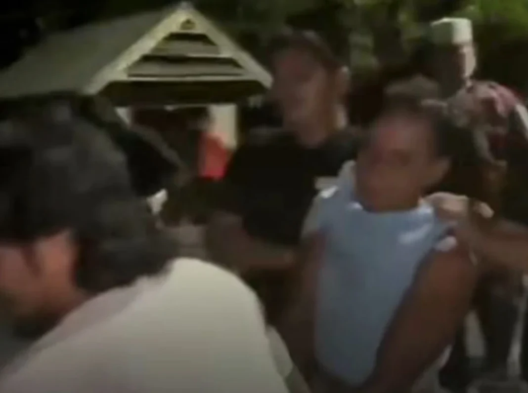 Tangkapan layar video penangkapan yang beredar