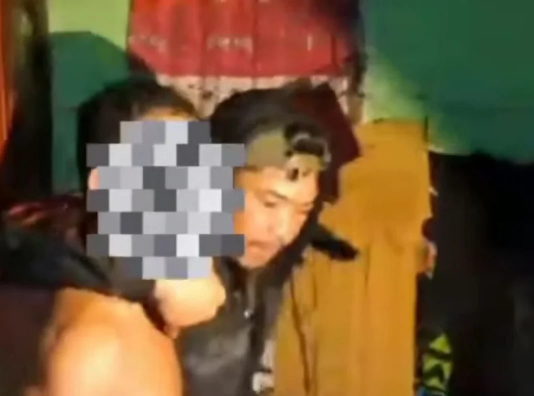 Tangkapan layar video penangkapan yang beredar
