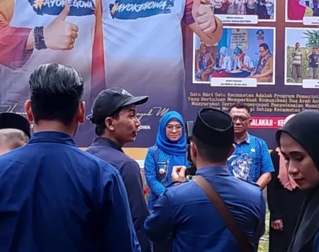 upati Gowa, Husniah Talerang, mengawali Safari Ramadhan 1447 H:2026 M di Malakaji, Kecamatan Tompobulu, Jumat (27:2:2026)