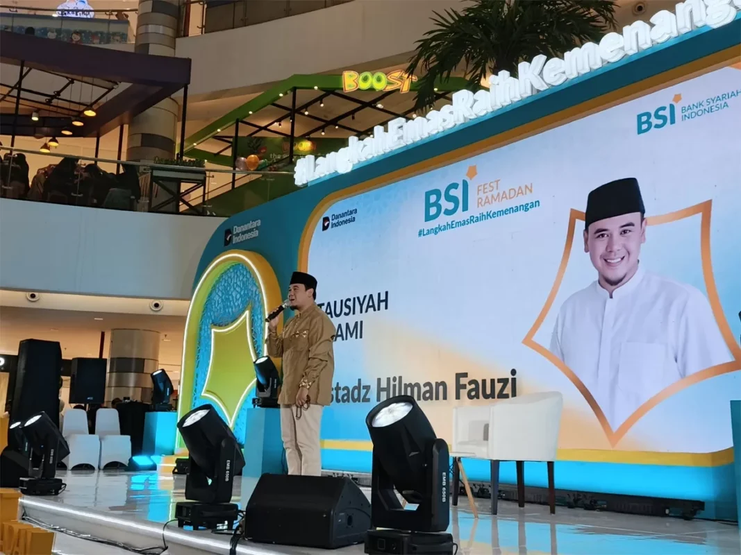 Ustadz Hilman Fauzi dalam BSI Fest