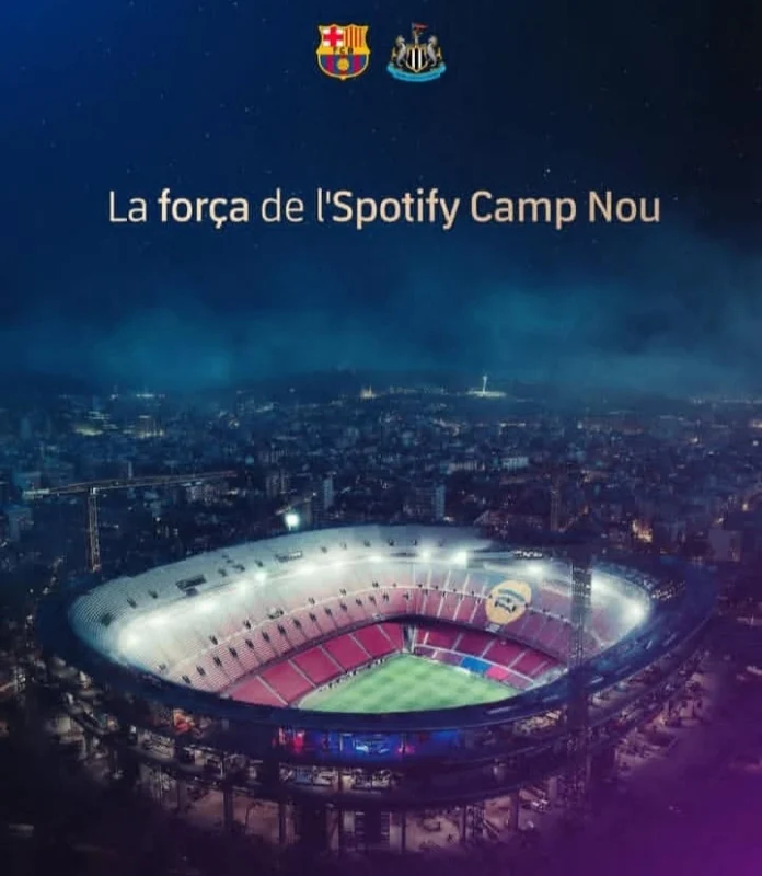 Barcelona vs Newcastle United pada lanjutan leg kedua liga Champions di camp nou. dok.barcelona