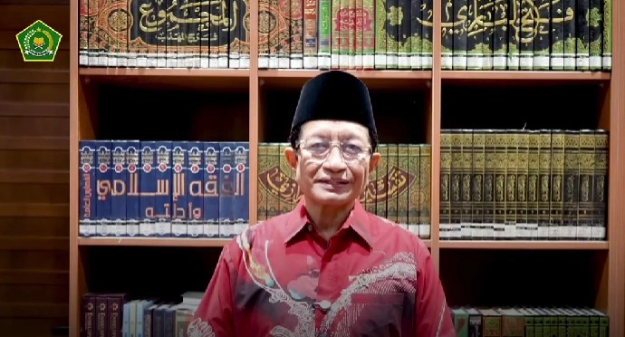 cuplikan video klarifikasi Menag Nasaruddin Umar di Akun Sosial Media Kemenag
