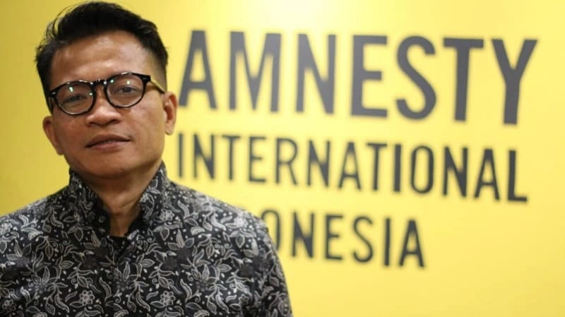 Direktur Eksekutif Amnesty International Indonesia. Usman Hamid