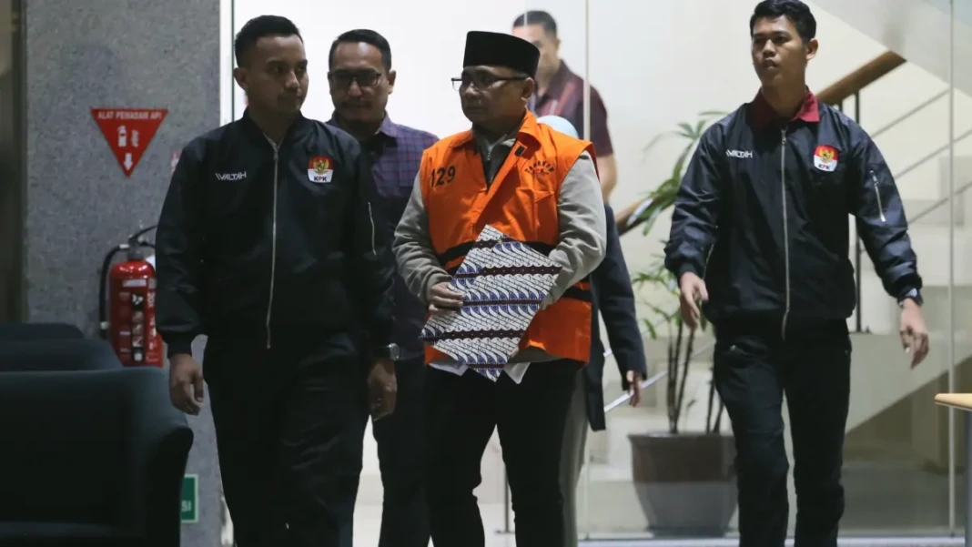 Eks Menag Yaqut resmi ditahan KPK, Kamis (12:3:2026)