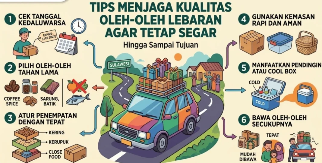 Ilustrasi tips membawa oleh-oleh
