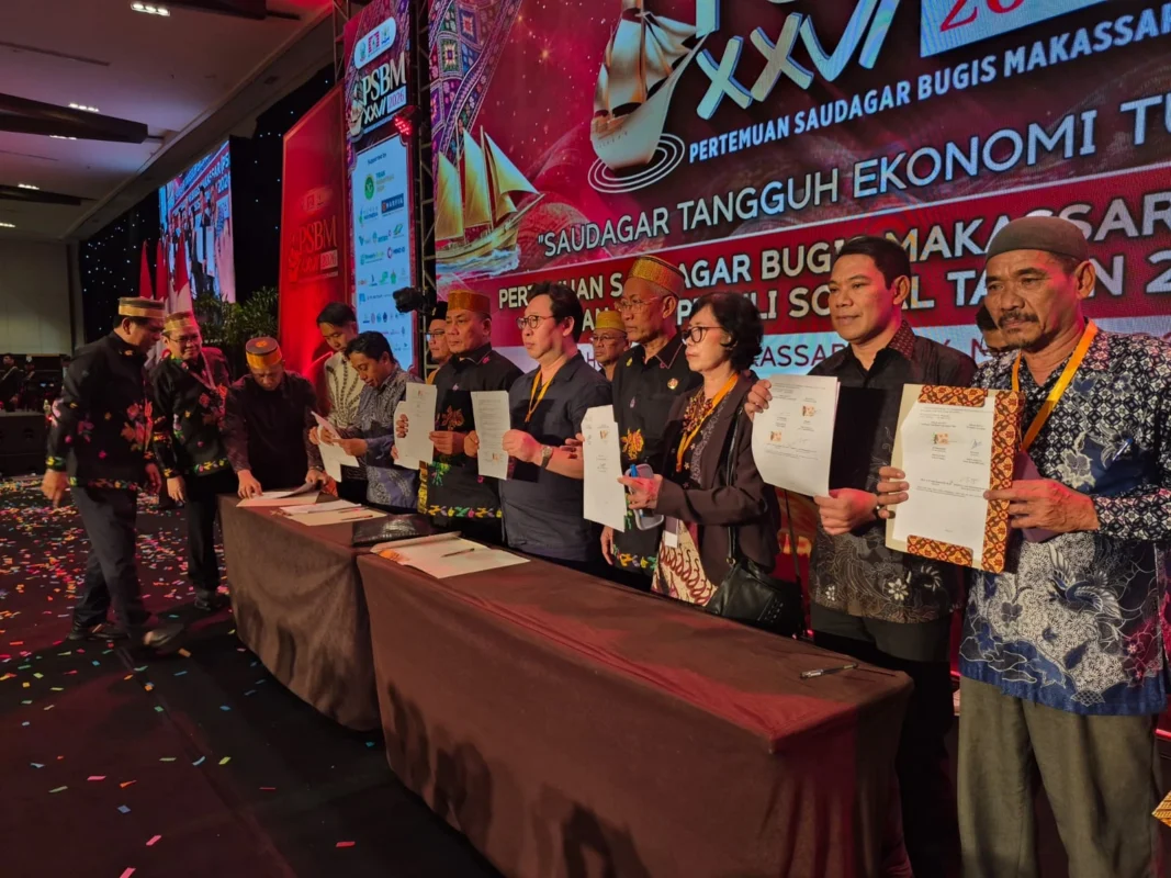 Penandatanganan Nota Kesepahaman (MoU) yang berlangsung di Claro Hotel Makassar, Kamis (26/3/2026).