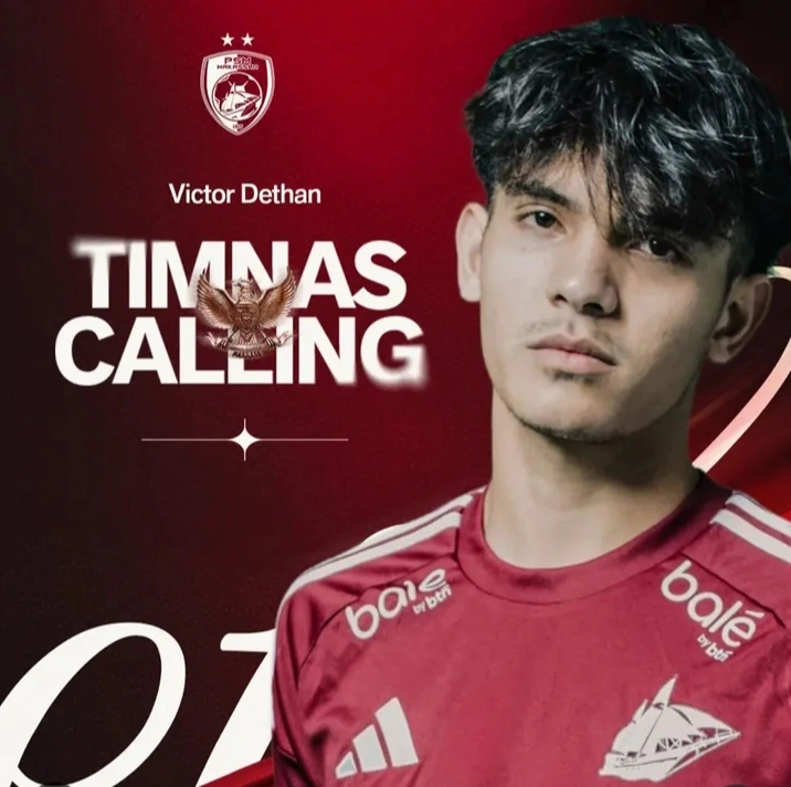 Pemain PSM Makassar, Victor Dethan dipanggil Timnas Indonesia untuk FIFA Series 2026. Dok/psm_makassar