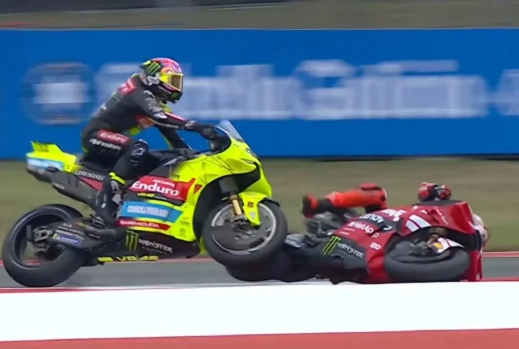 Insiden Marc Marquez vs Fabio Di Gianantonio