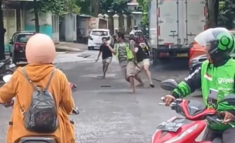 Jukir terlibat pertikaian dengan sejumlah warga di wilayah Antang, Makassar, Kamis