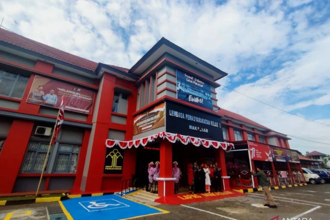 Lapas Kelas IA Makassar.