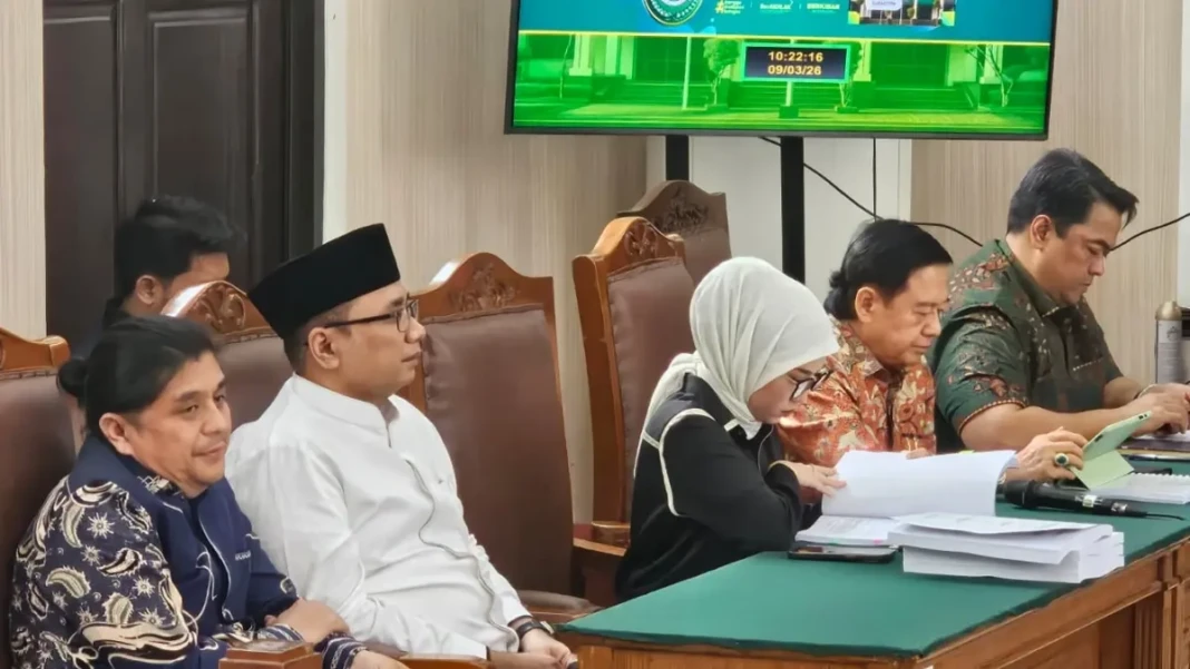 Mantan Menag Yaqut di sidang praperadilan di PN Jaksel