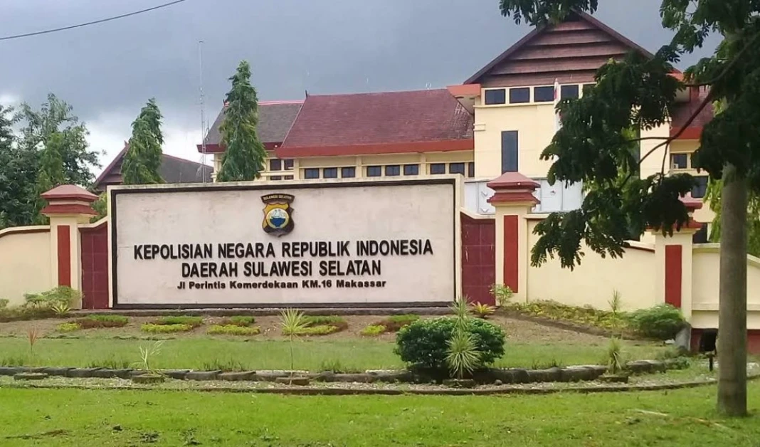 Mapolda Sulsel di Jalan Perintis Makassar