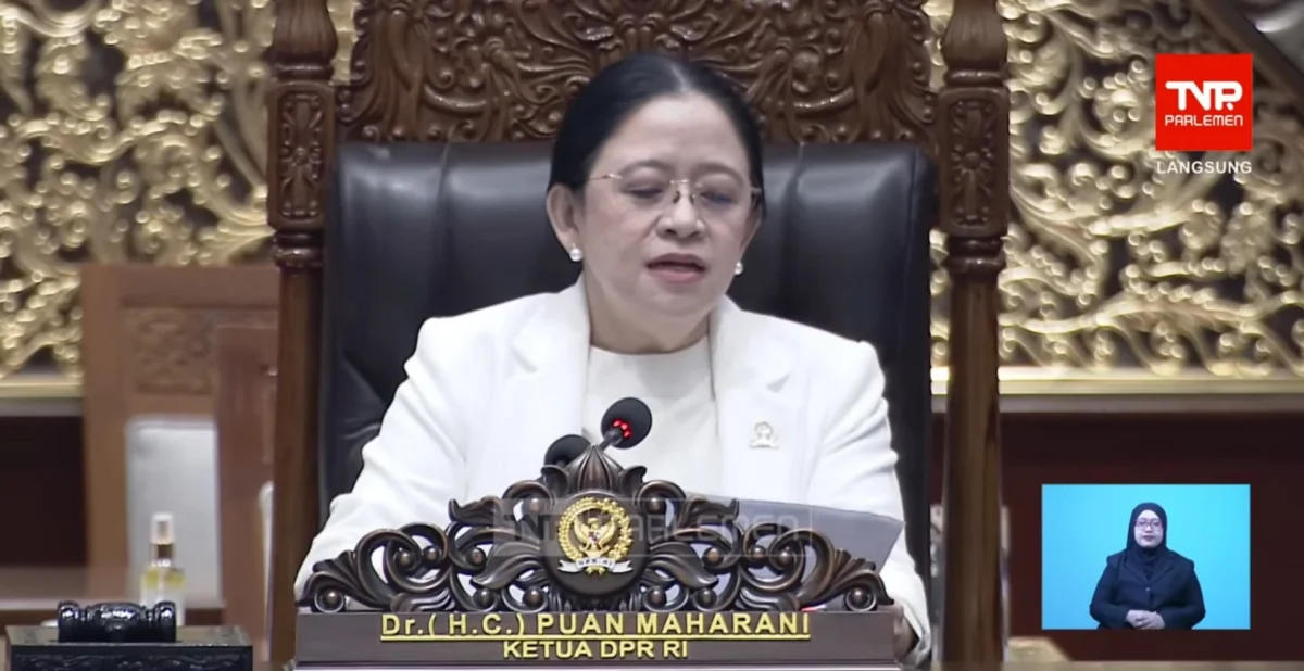 Pembukaan Masa Sidang DPR RI oleh Puan Maharani