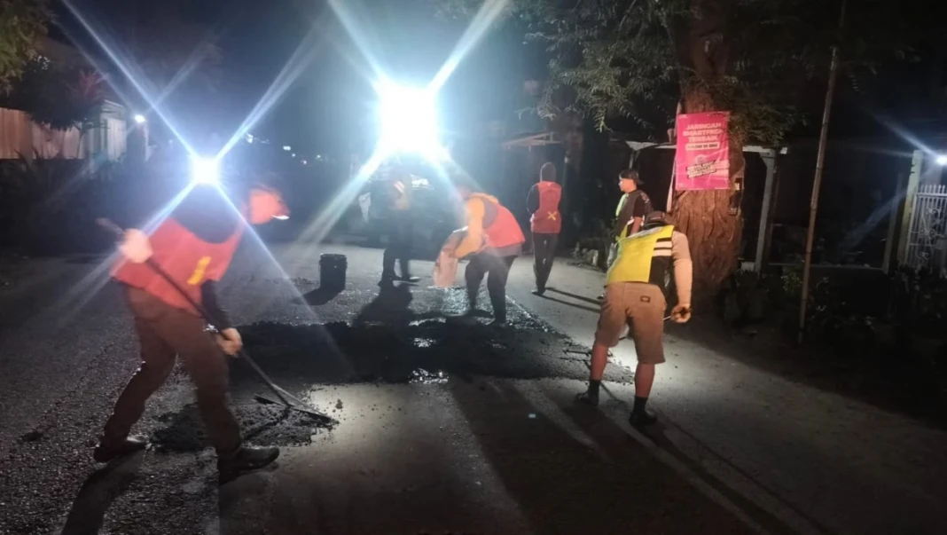 Pemeliharaan ruas jalan Pinrang-Bantaeng