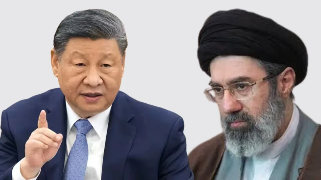 Presiden China Xi Jinping - Pemimpin Tertinggi Iran Mojtaba Khamenei