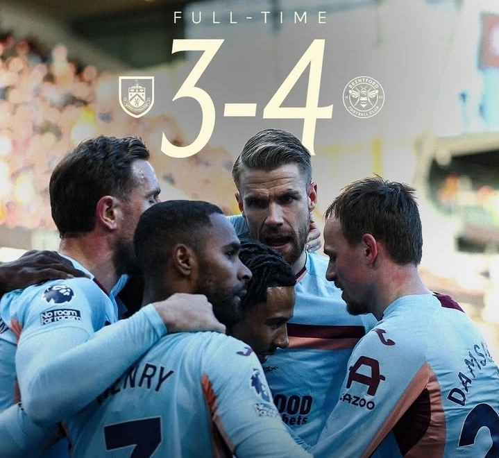 Brentford sukses mengalahkan Burnley 4-3 dalam laga dramatis Liga Inggris pekan ke-28.