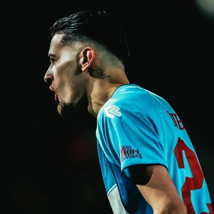 Pemain Timnas Indonesia Justin Hubner mencetak gol saat Fortuna Sittard mengalahkan NEC Nijmegen 3-2 di pekan ke-25 Eredivisie. dok/fortuna.sittard