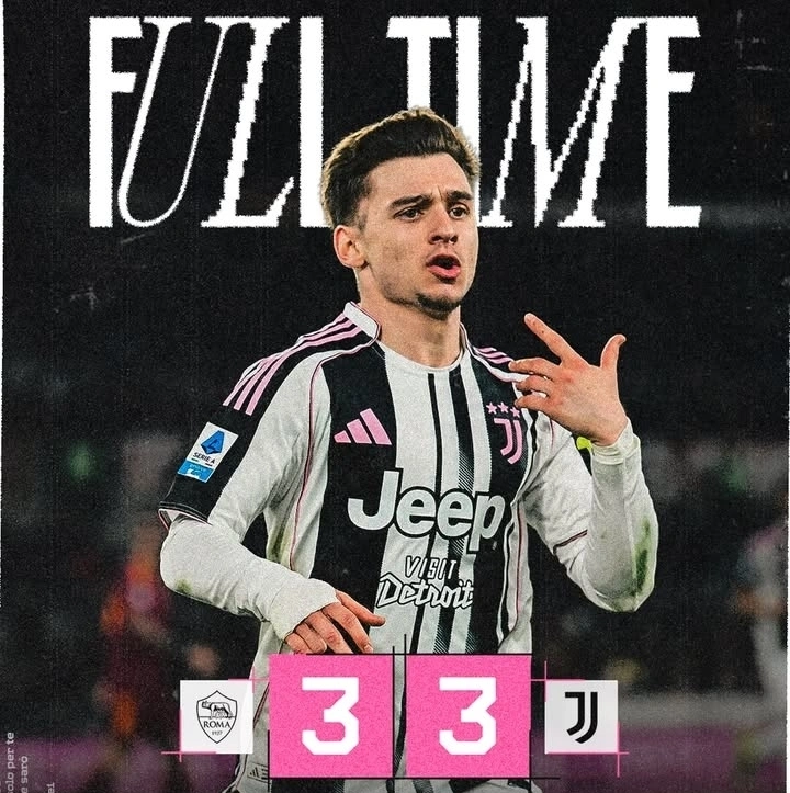 AS Roma bermain imbang 3-3 melawan Juventus dalam laga Serie A di stadion Olimpico. dok/juventus