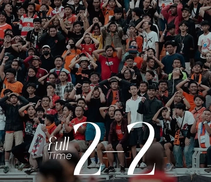 Hasil Persija Jakarta vs Borneo FC di pekan ke-24 Super League Indonesia berakhir 2-2.