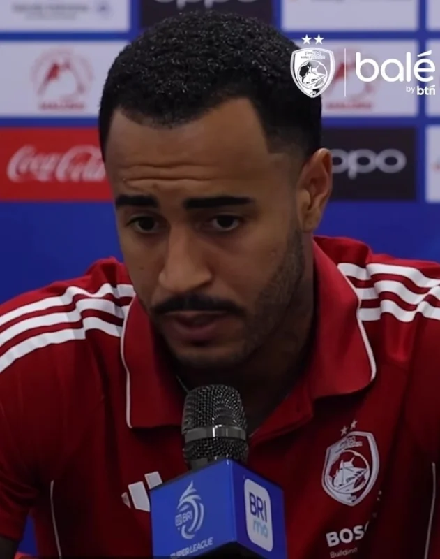 Pemain asing PSM Makassar, Victor Luiz siap menghadapi Malut United pada konferensi pers di pekan ke-25 BRI Super League di Stadion Gelora Kie Raha, Ternate, Sabtu (7/3/2026) malam. dok/psm_makassar