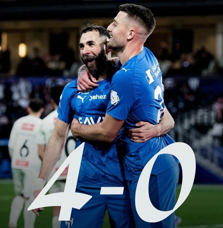 Al Hilal mengalahkan Al Najma 4-0 di Saudi Pro League. dok/alhilal