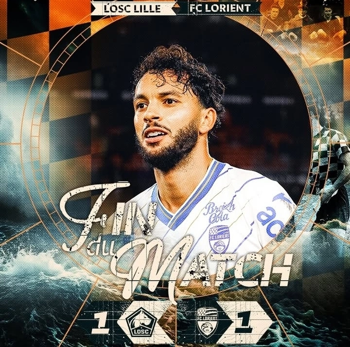 Hasil Lille vs Lorient berakhir 1-1 dalam laga Ligue 1. dok/fclorient