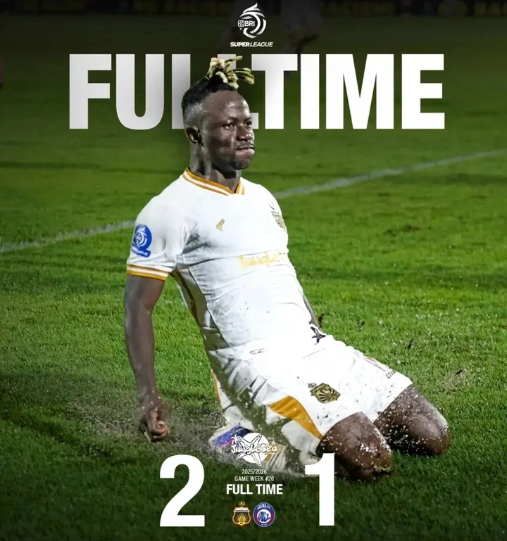 Bhayangkara FC berhasil membalikkan keadaan dan mengalahkan Arema FC 2-1 pada pekan ke-25 Liga 1 Indonesia 2026. Dok/bhayangkarafc