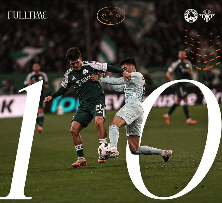 Panathinaikos meraih kemenangan tipis 1-0 atas Real Betis. Dok/panathinaikos