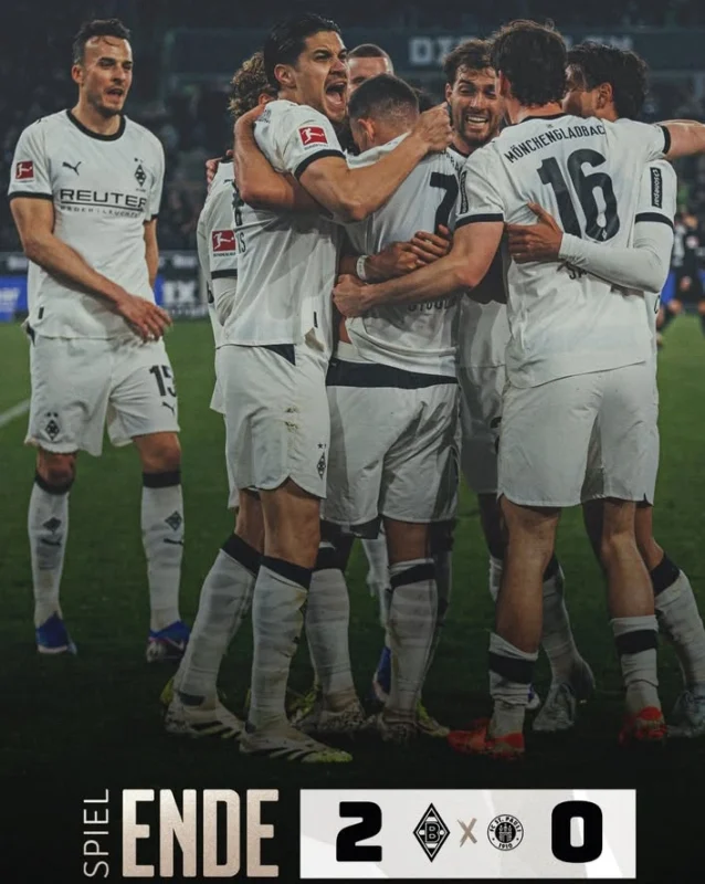 Borussia Monchengladbach meraih kemenangan 2-0 atas St. Pauli pada pekan ke-26 Bundesliga. Dok/borussia