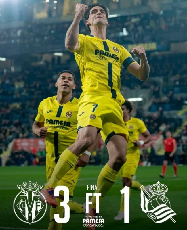 Villarreal sukses menundukkan Real Sociedad 3-1 dalam lanjutan LaLiga. dok/villareal