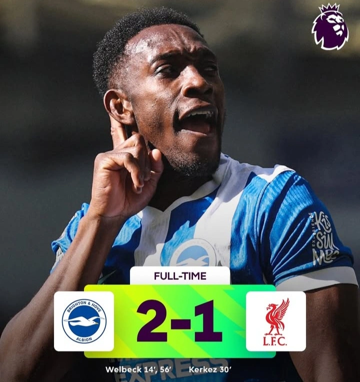 Brighton berhasil mengalahkan Liverpool 2-1 di Premier League 2026. dok/premierleague