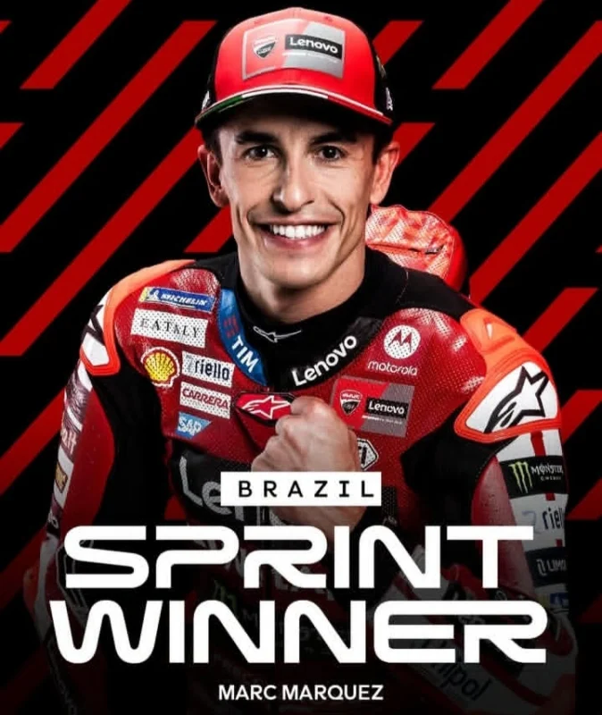 Marc Marquez Juara Sprint Race MotoGP Goiânia 2026, Duel Sengit dengan Di Giannantonio
