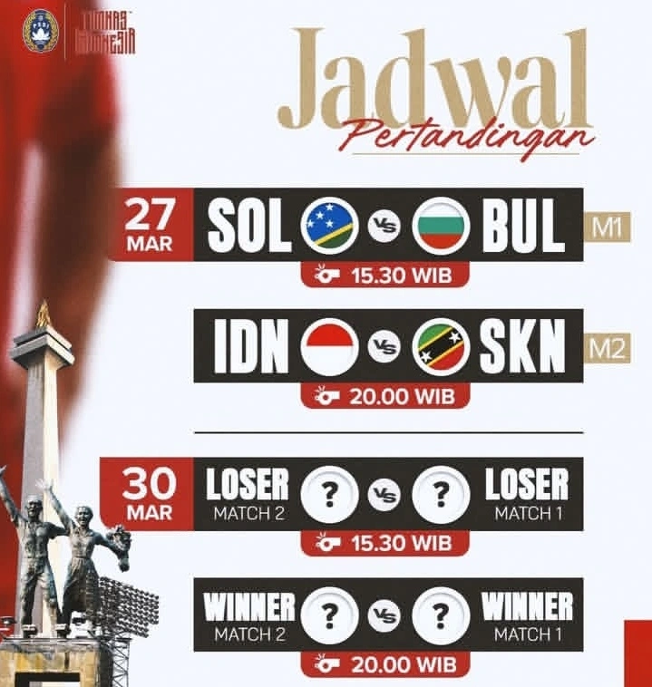 Jadwal Timnas Indonesia di FIFA Series 2026 resmi digelar pada Maret 2026 di stadion gelora bung Karno. Dok/TimnasIndonesia