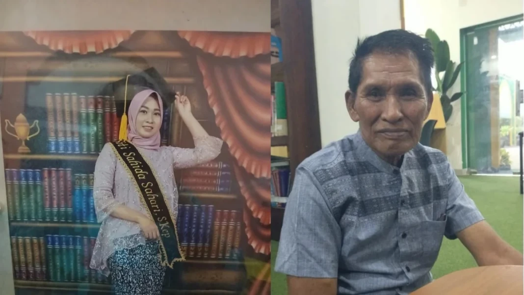 Siti Sahida Sahari dan Hamzah Sahari saat ditemui di Makassar. Dok. Istimewa
