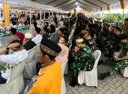 Suasana buka puasa bersama di kediaman Mentan Andi Amran Sulaiman di Bone