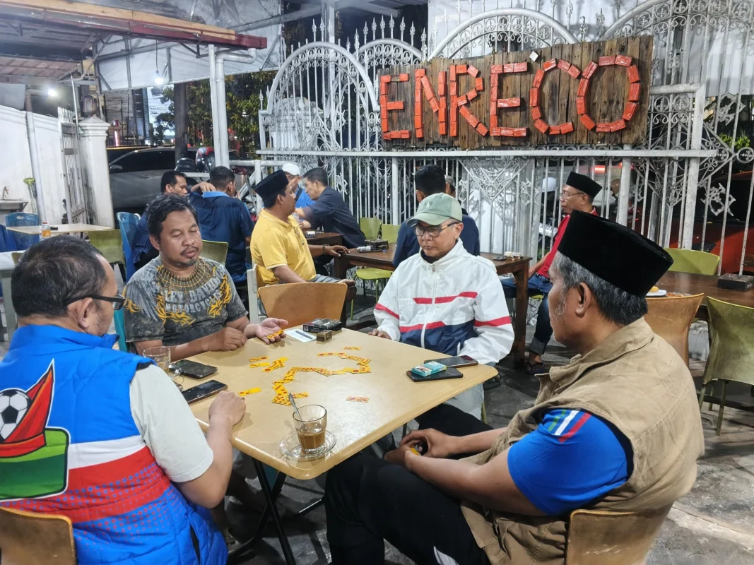 Suasana Liga Ramadhan Domino IKA UNHAS 2026.
