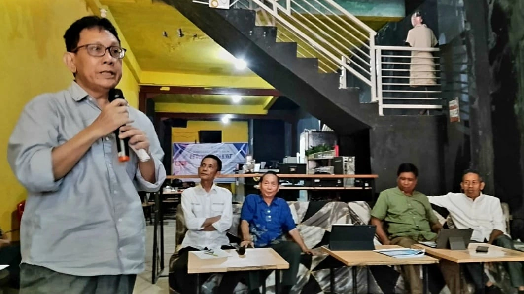 Suwardi Thahir pembicara Bimtek Jurnalistik