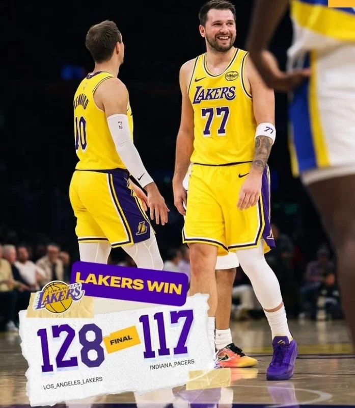 Los Angeles Lakers mengalahkan Indiana Pacers 128-117 di Crypto.com Arena. dok/lakers