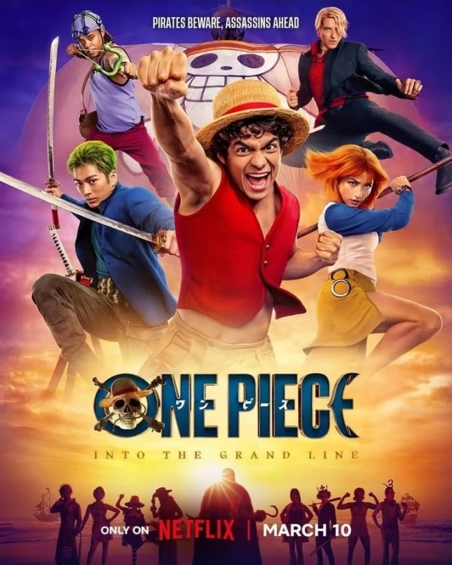 One Piece Live Action Season 2 tayang pada 10 Maret 2026 pukul 15.00 WIB di platform streaming Netflix. dok/onepiacenetflix