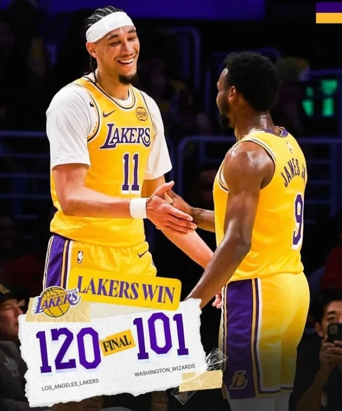 Los Angeles Lakers mengalahkan Washington Wizards 120-101